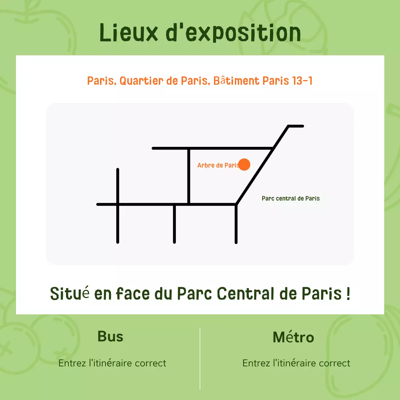 Promotion de l'exposition annuelle de beaux produits