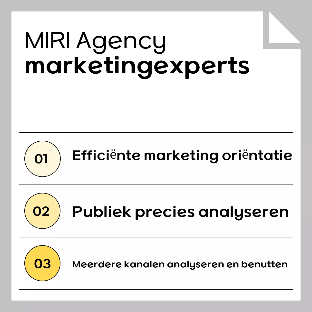 Grijze eenvoudige advertentiegids