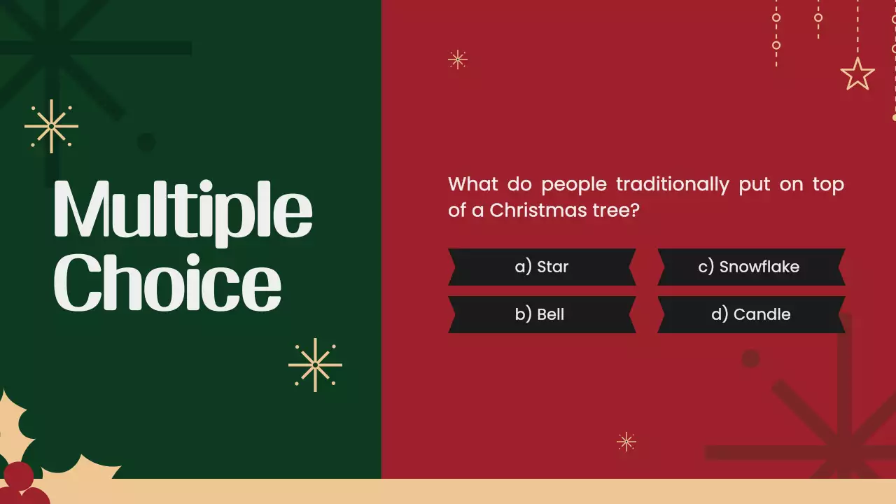 Green Traditional Christmas Guide Presentation