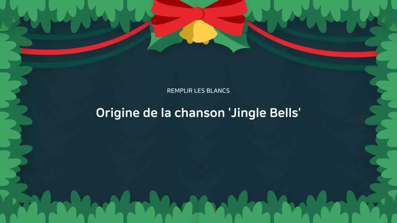 présentation créative d'un événement festif pour les fêtes de fin d'année