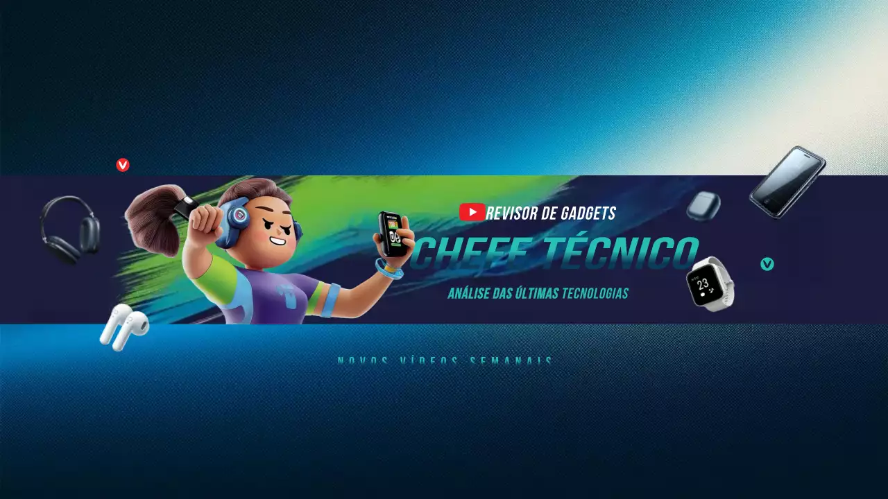 Promoção Blue Modern Tech