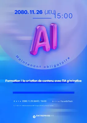 Promouvoir les séminaires branchés en bleu