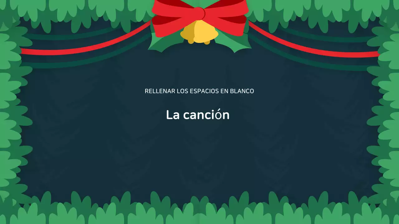 presentación creativa de un evento festivo