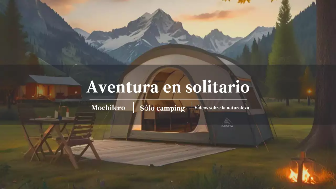 green rustic camping youtube channel art