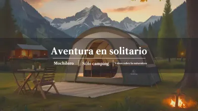 green rustic camping youtube channel art