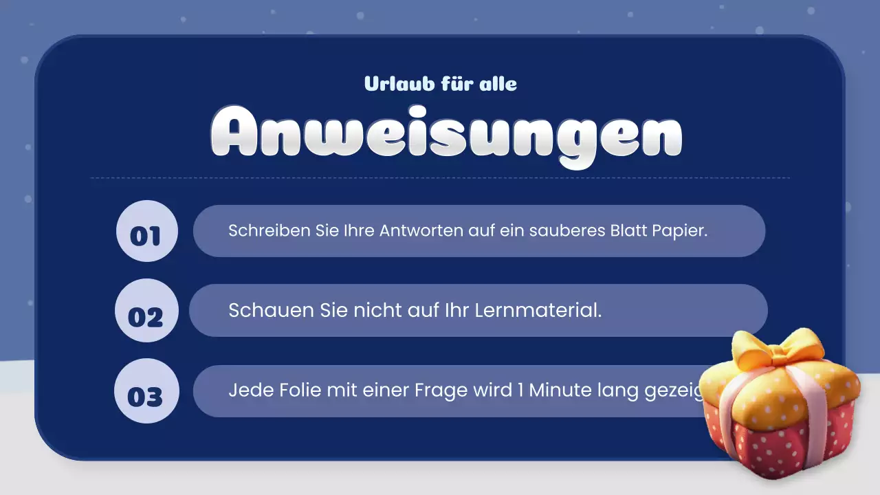 navy und weiß kreatives weihnachtsquiz klasse