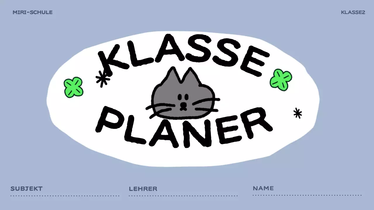 rosa niedlichen Klasse Planer