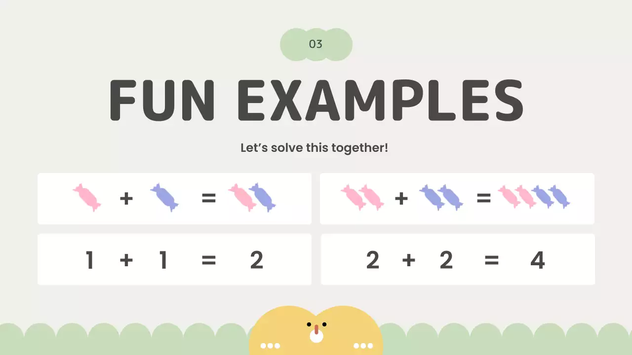 Colorful Minimal Math Lesson Presentation