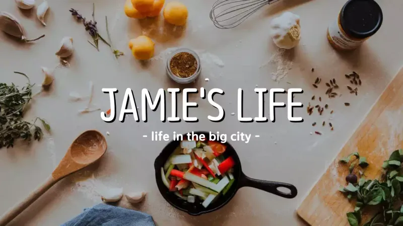 Beige Rustic Cooking Vlog YouTube Thumbnail