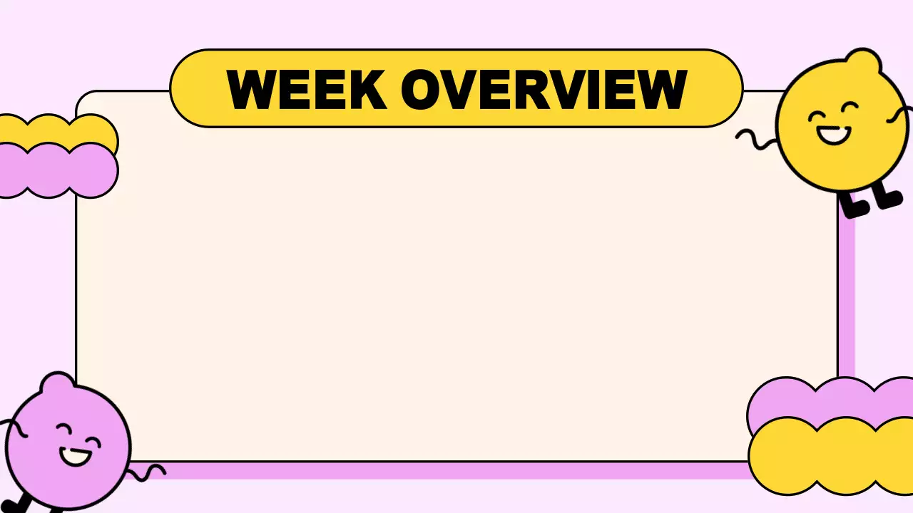 Yellow Playful Class Agenda Planner Presentation