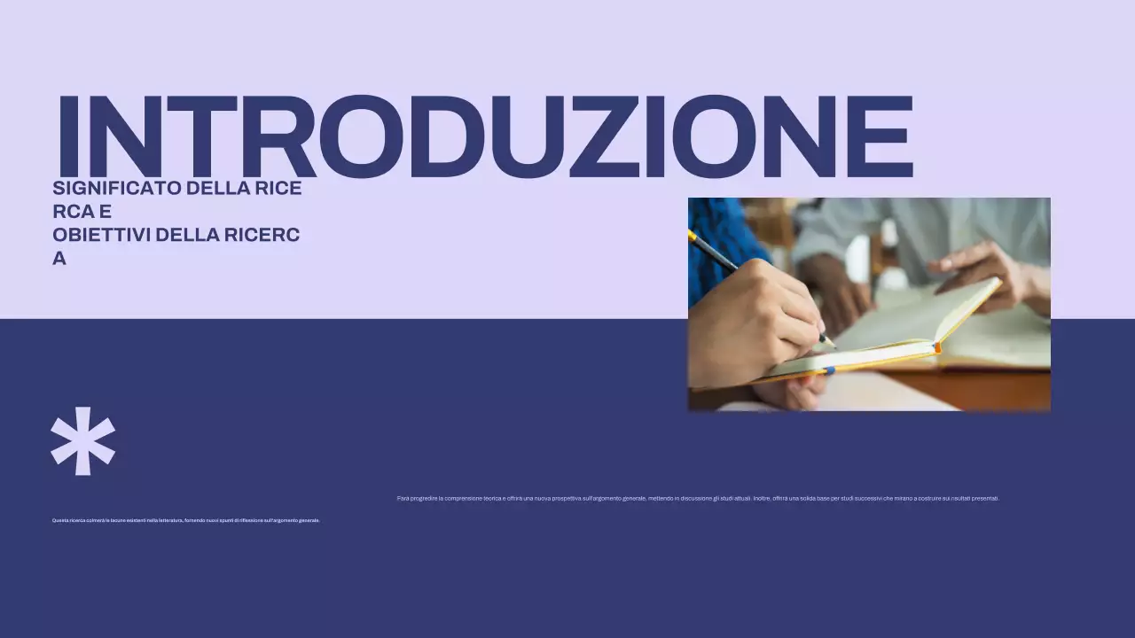 presentazione di tesi minimalista viola