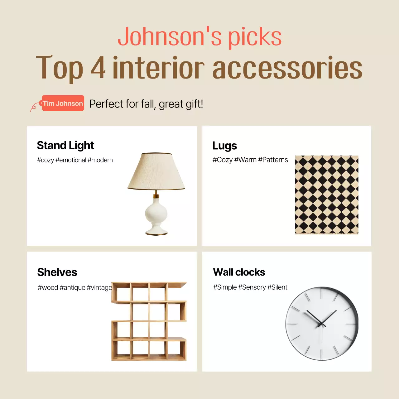 Beige Simple Shopping Ads