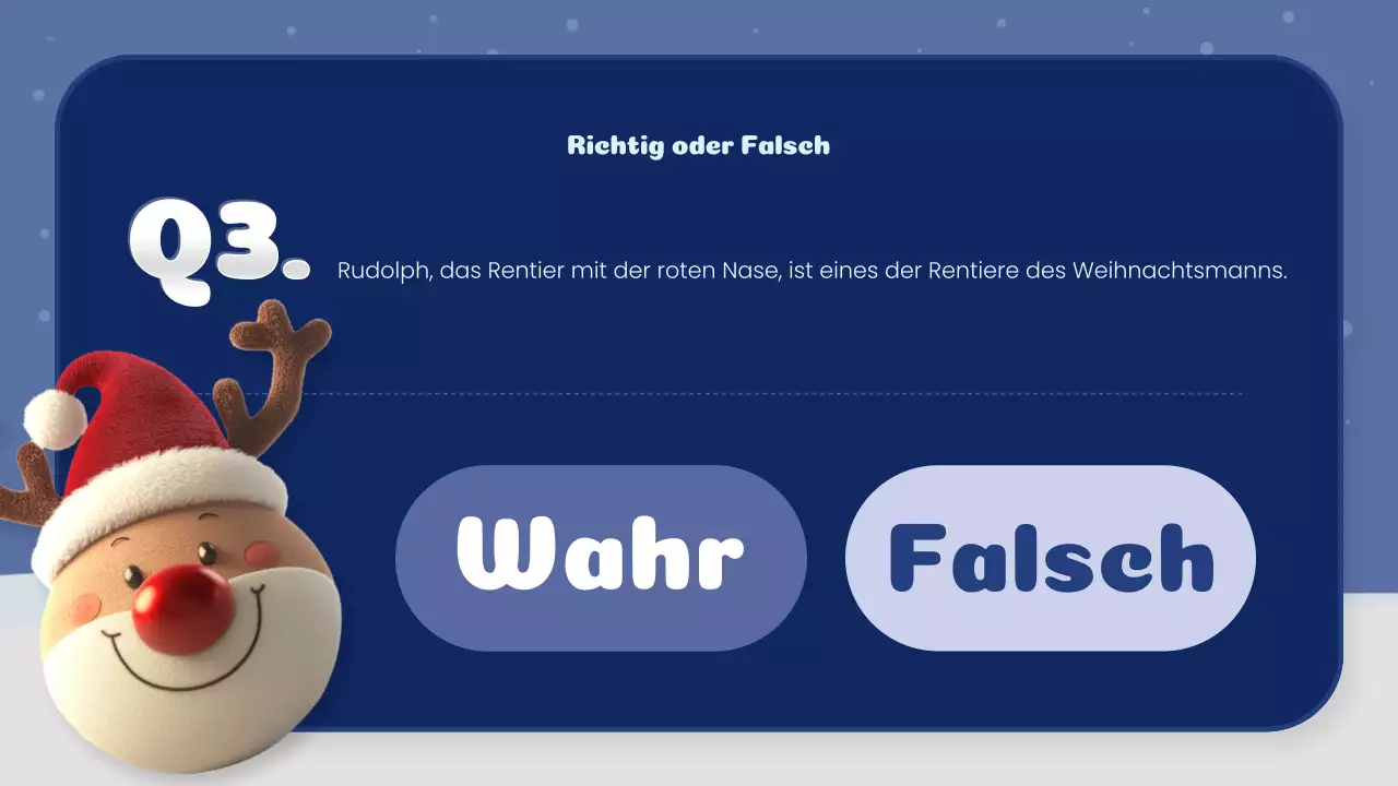 navy und weiß kreatives weihnachtsquiz klasse
