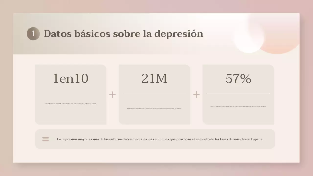presentación de salud moderna beige