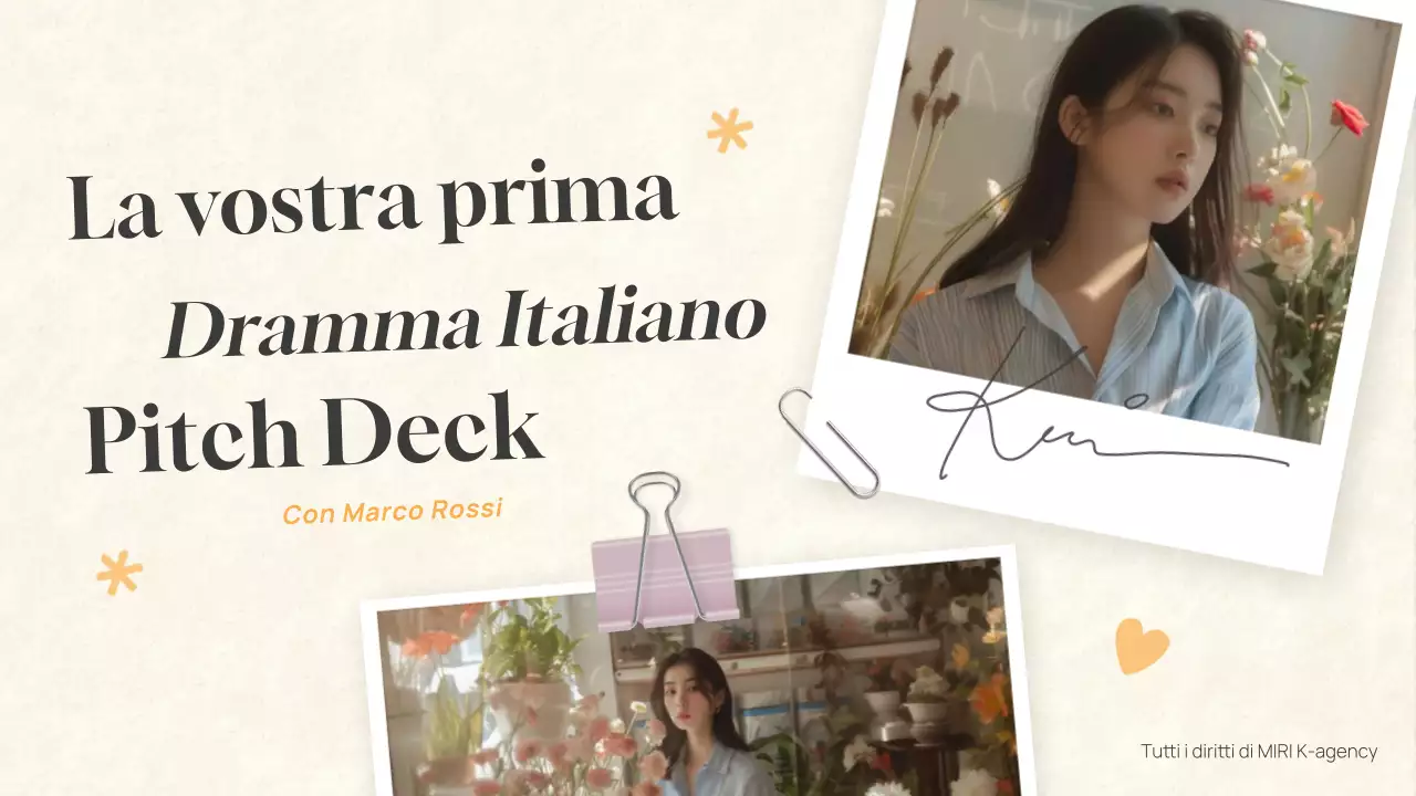 beige moderno dramma ponte persentazione