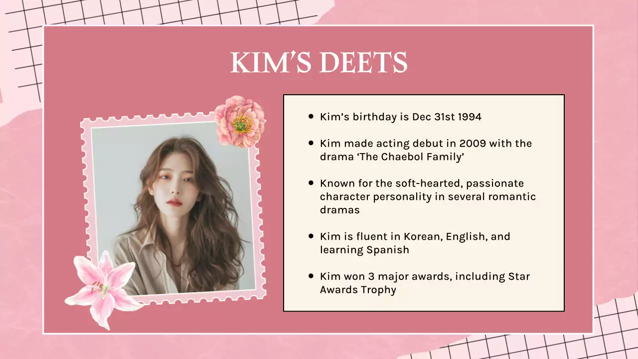 Pink Trendy Drama Pitch Presentation