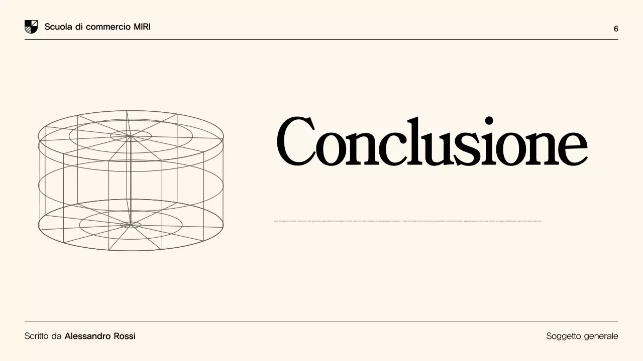 Presentazione della tesi di laurea moderna in beige