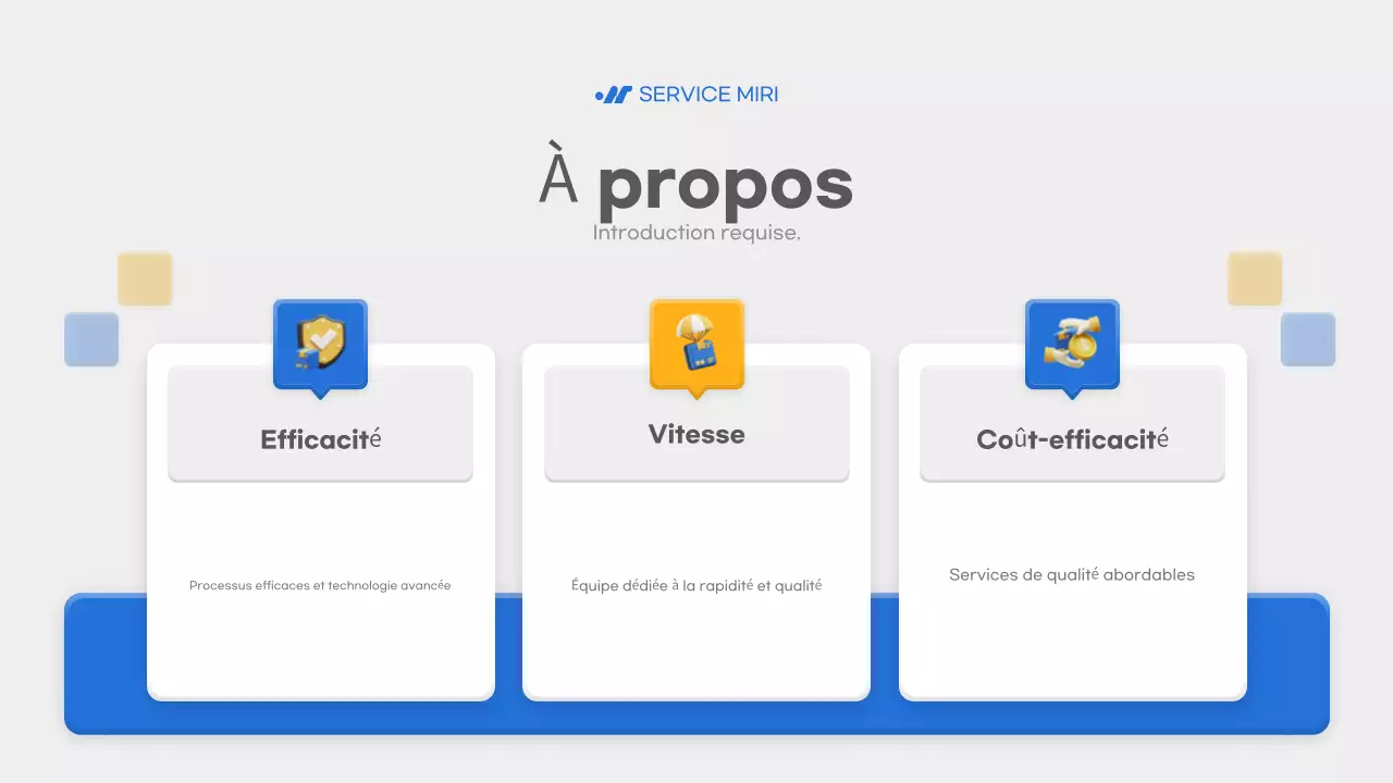 annonce de livraison moderne bleue