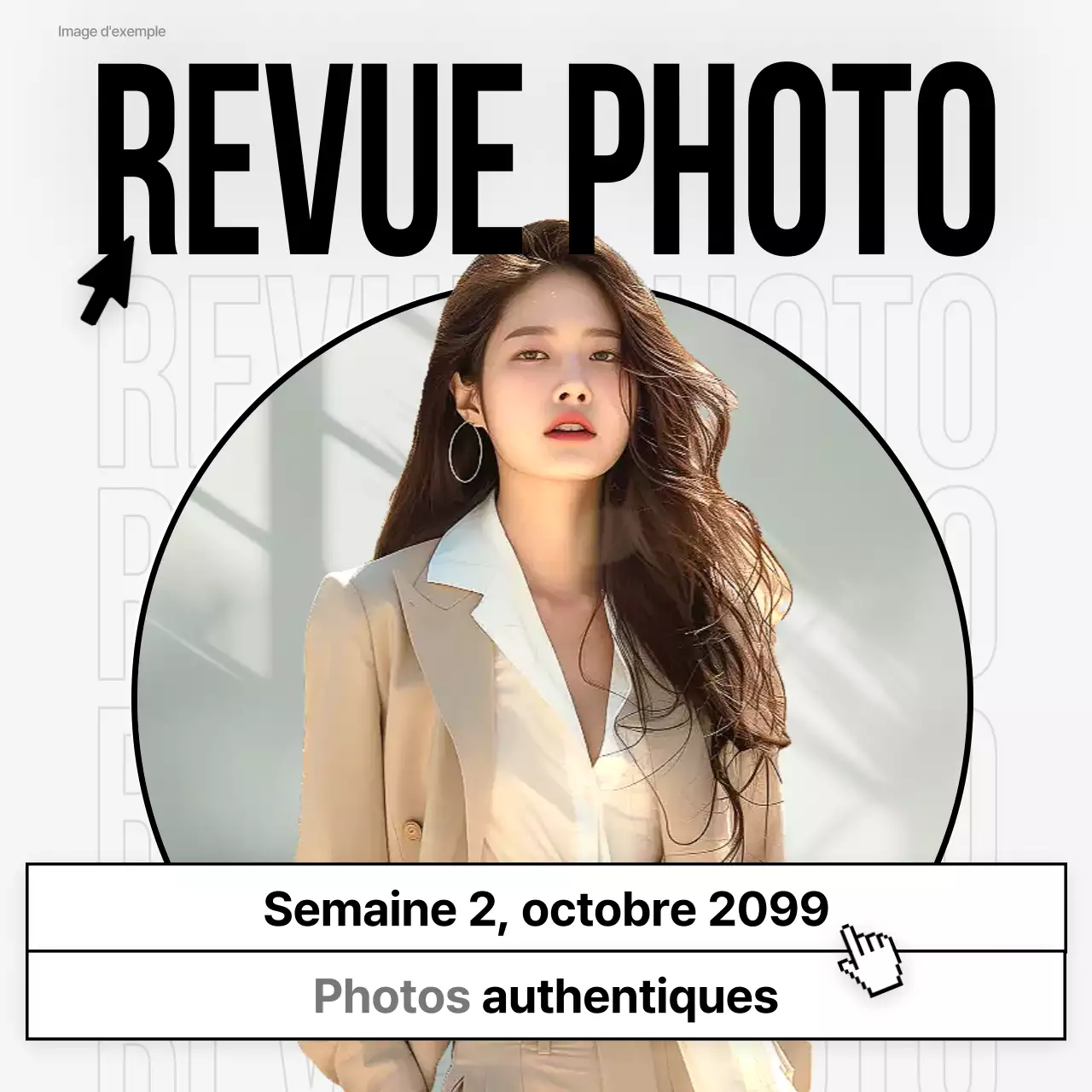 Beige Modern Review Ad