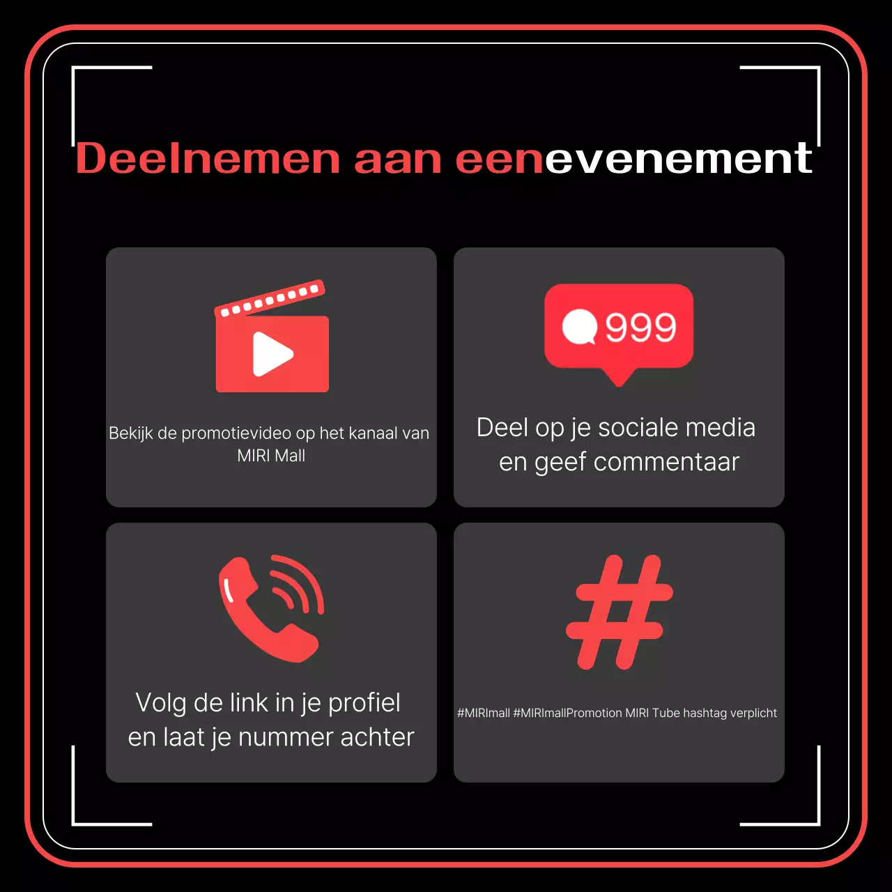 Zwarte moderne evenementen