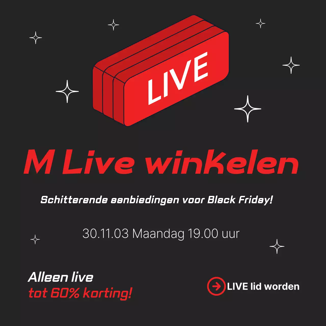 Black Friday live winkelen