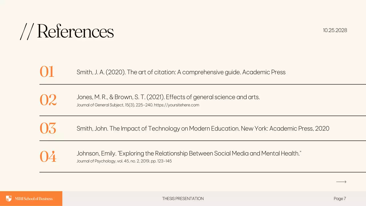 Beige Modern Thesis Presentation