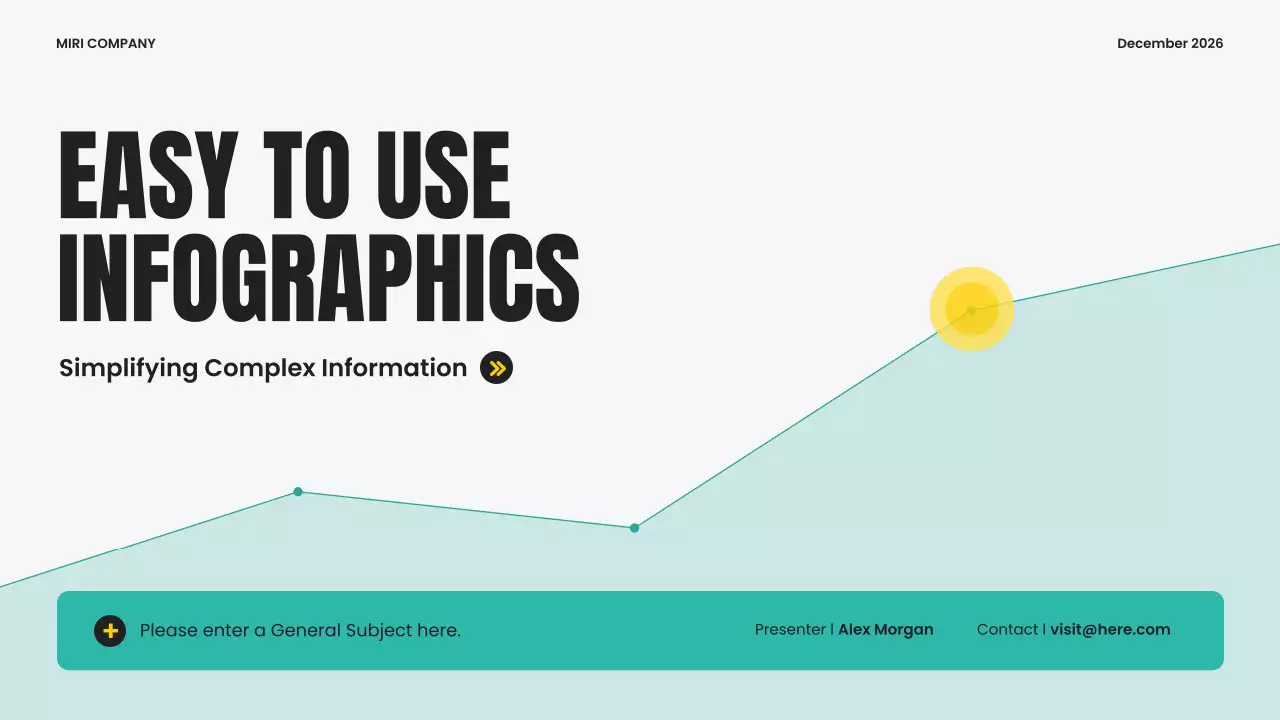 Presentasi Panduan Infografis Modern Abu-abu