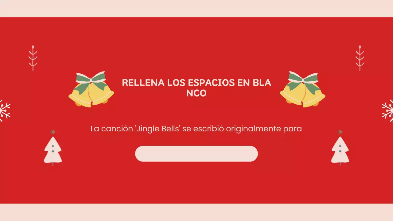 Presentación navideña retro roja