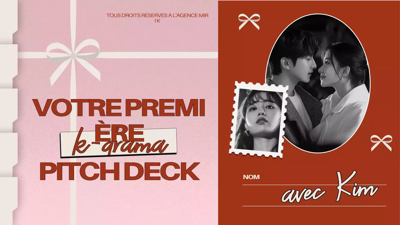 Pink Modern Drama Pitch