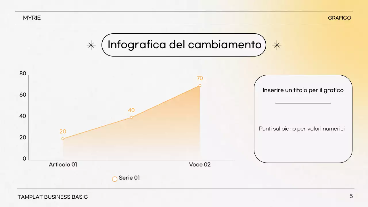 Giallo Descrizione della presentazione semplice