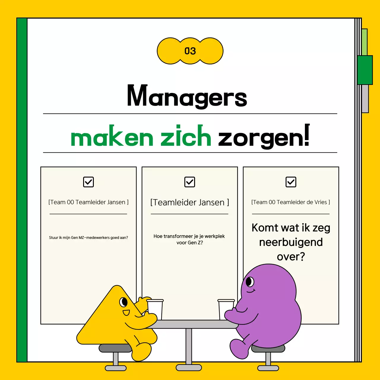 Over de gele en groene transformatiegids voor schoon werk