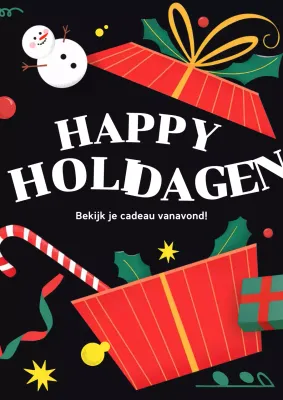 Zwarte Pop Winterfeest Flyer