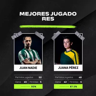 TRENDY BOLD TOP PLAYER SPORTS SOCIAL MEDIA POST