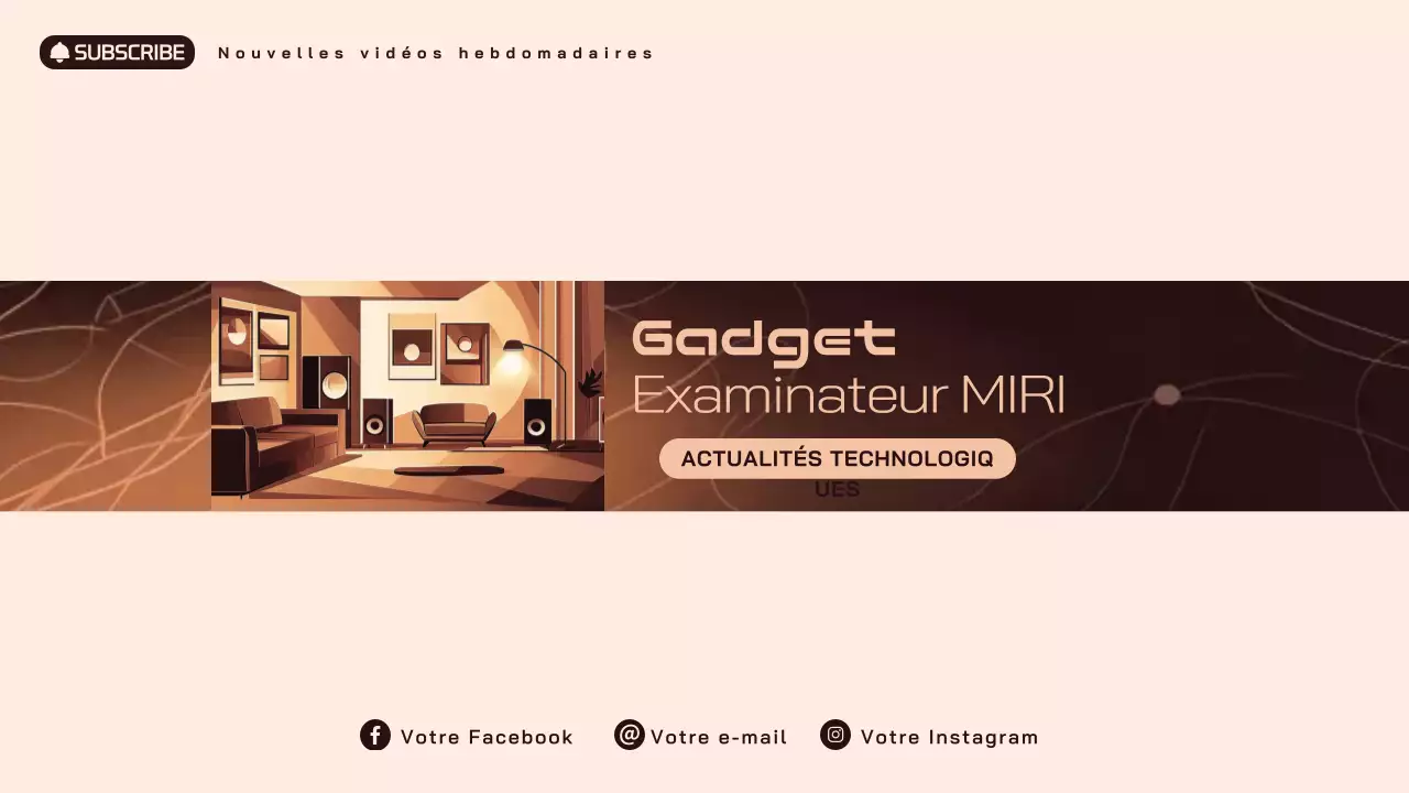 Beige Promotion de la technologie moderne