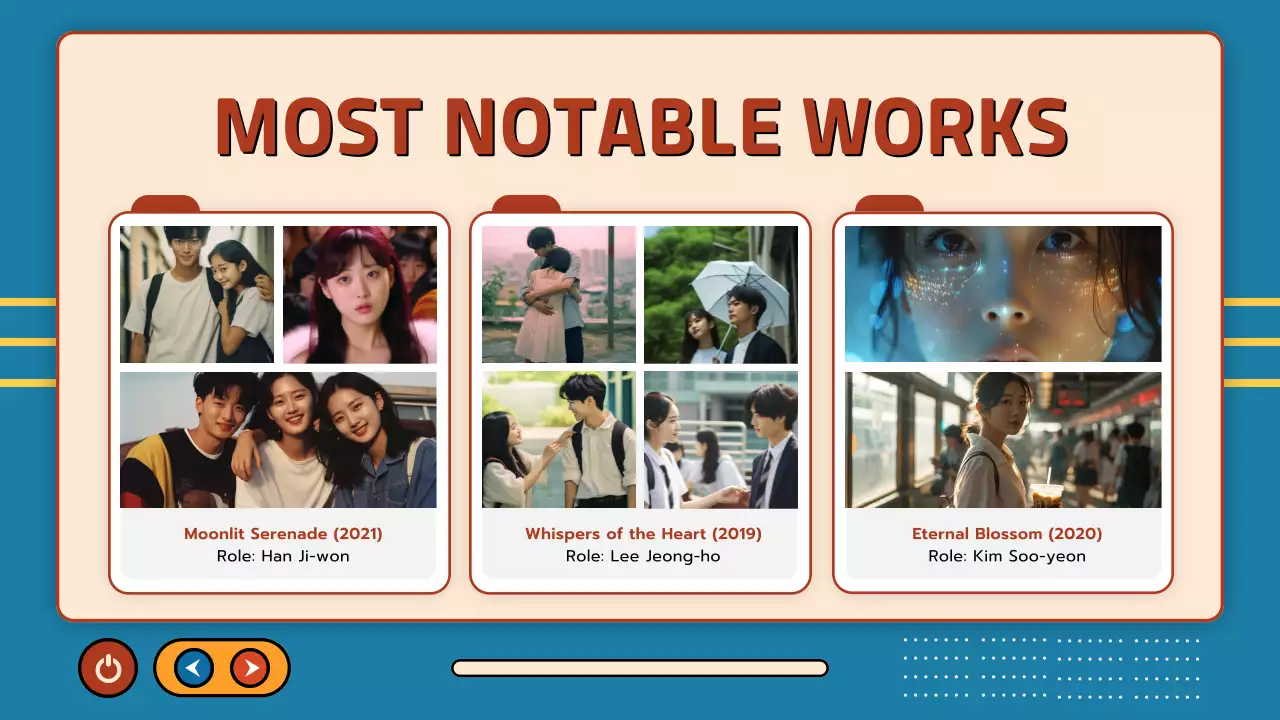 Beige Modern K-Drama Promotion Presentation