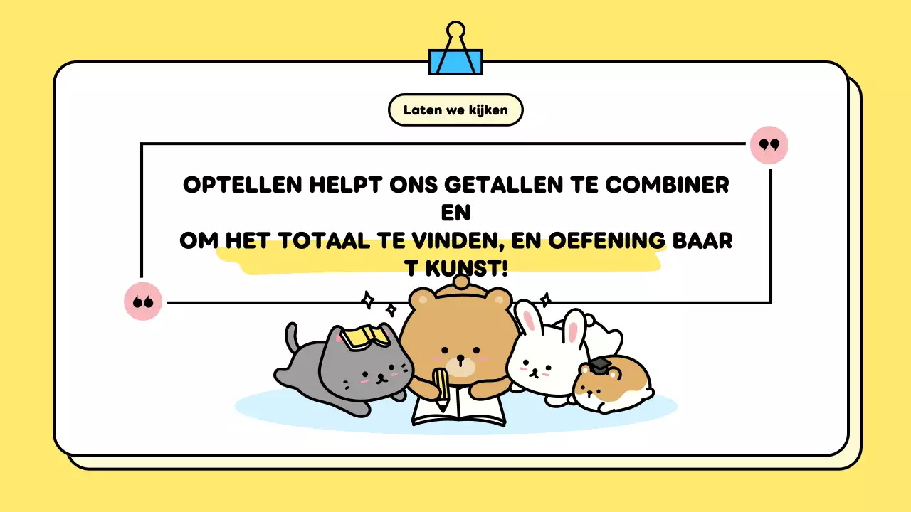 sjabloon geel ludiek onderwijs