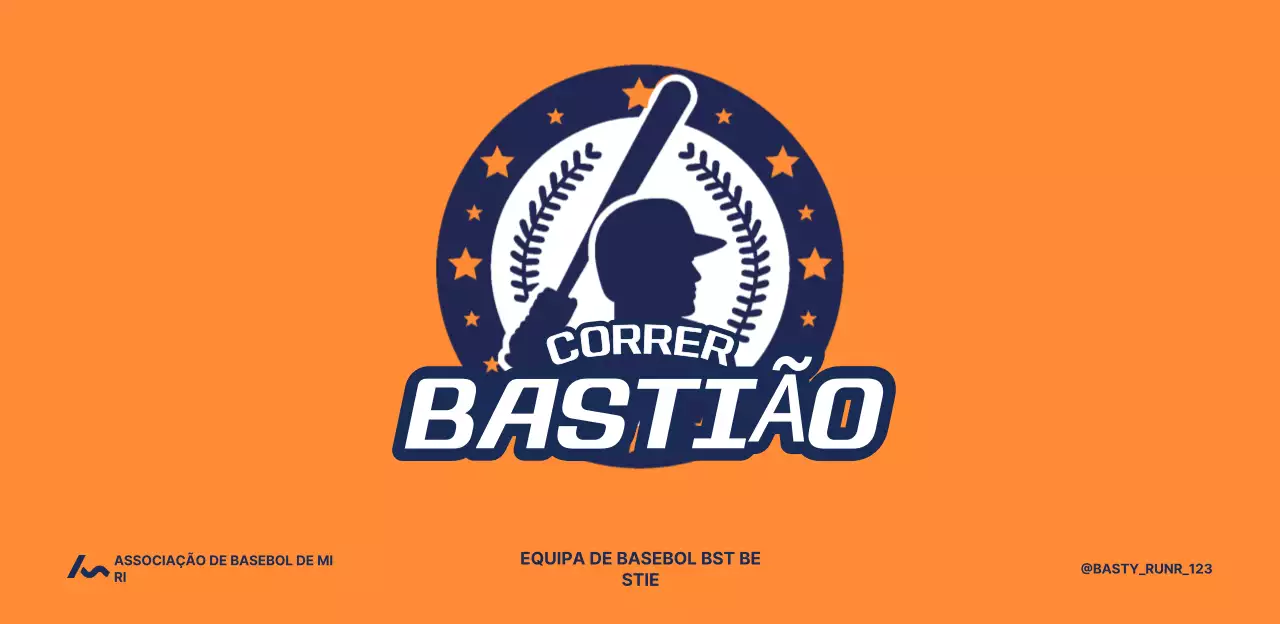 Logótipo desportivo principal laranja