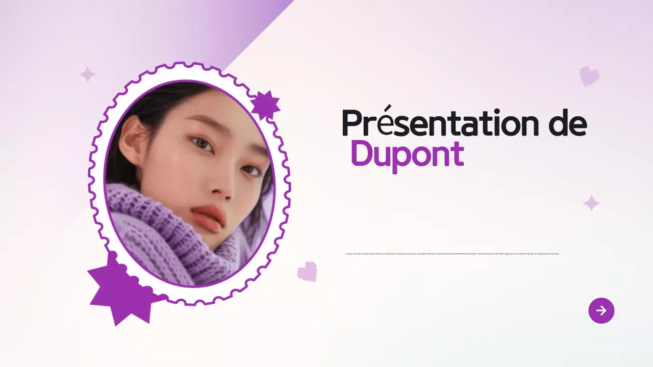Purple Modern K-Drama Pitch Deck Presentation