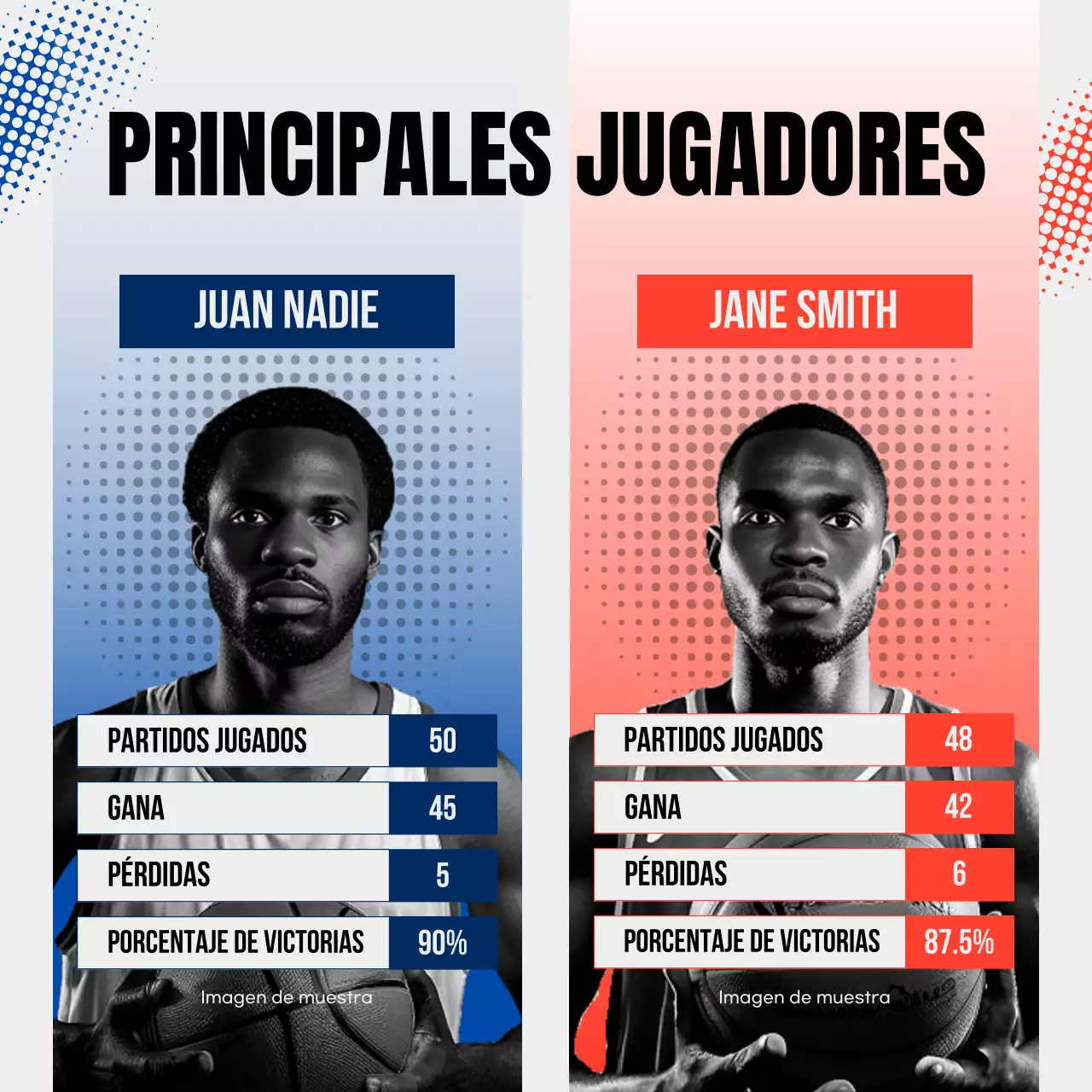Anuncio de los mejores jugadores de Blue Modern