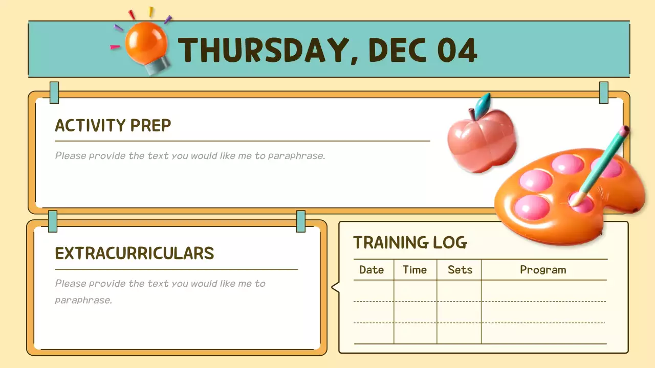 Orange Simple Class Agenda Presentation