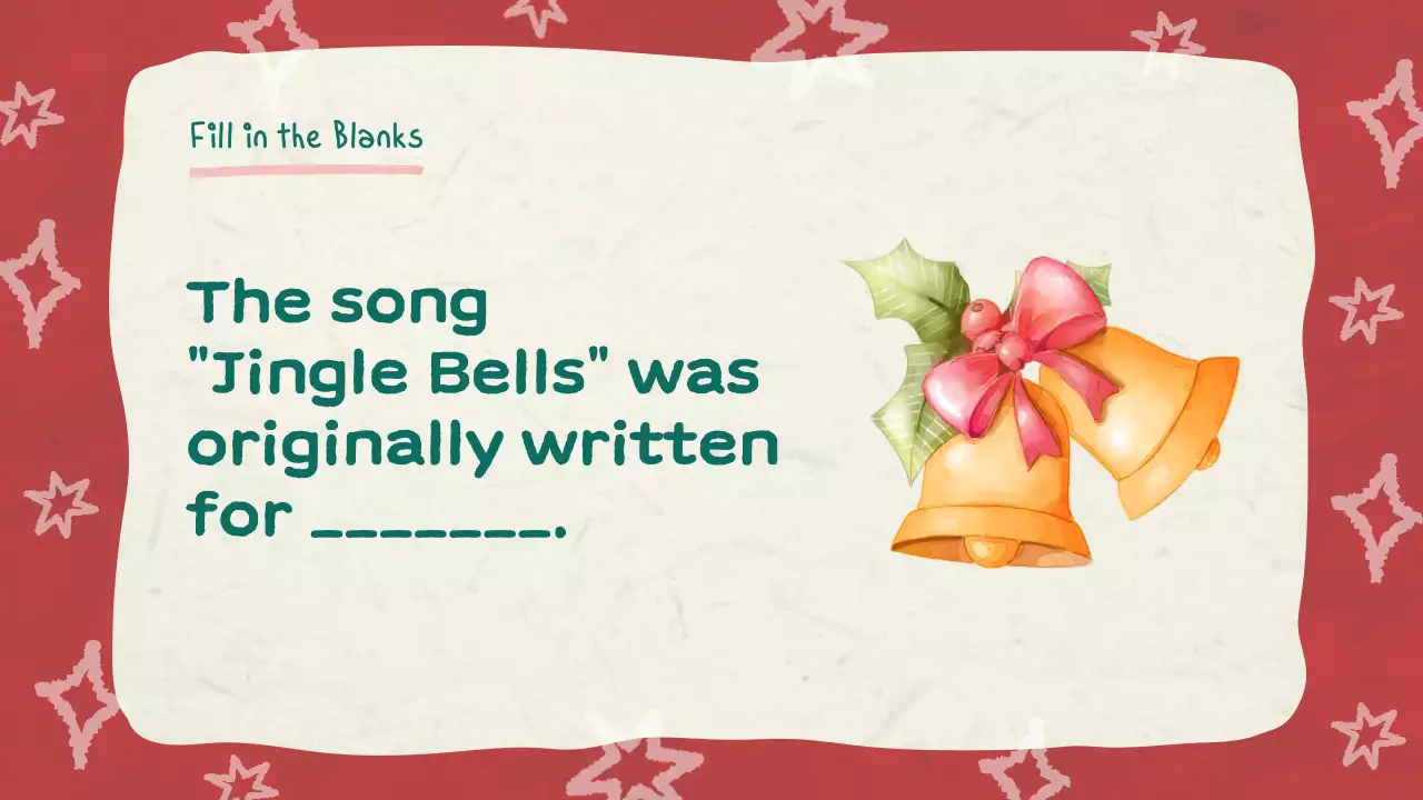 Red Traditional Christmas Event Presentation