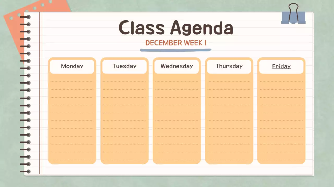 Beige Simple Class Agenda Presentation