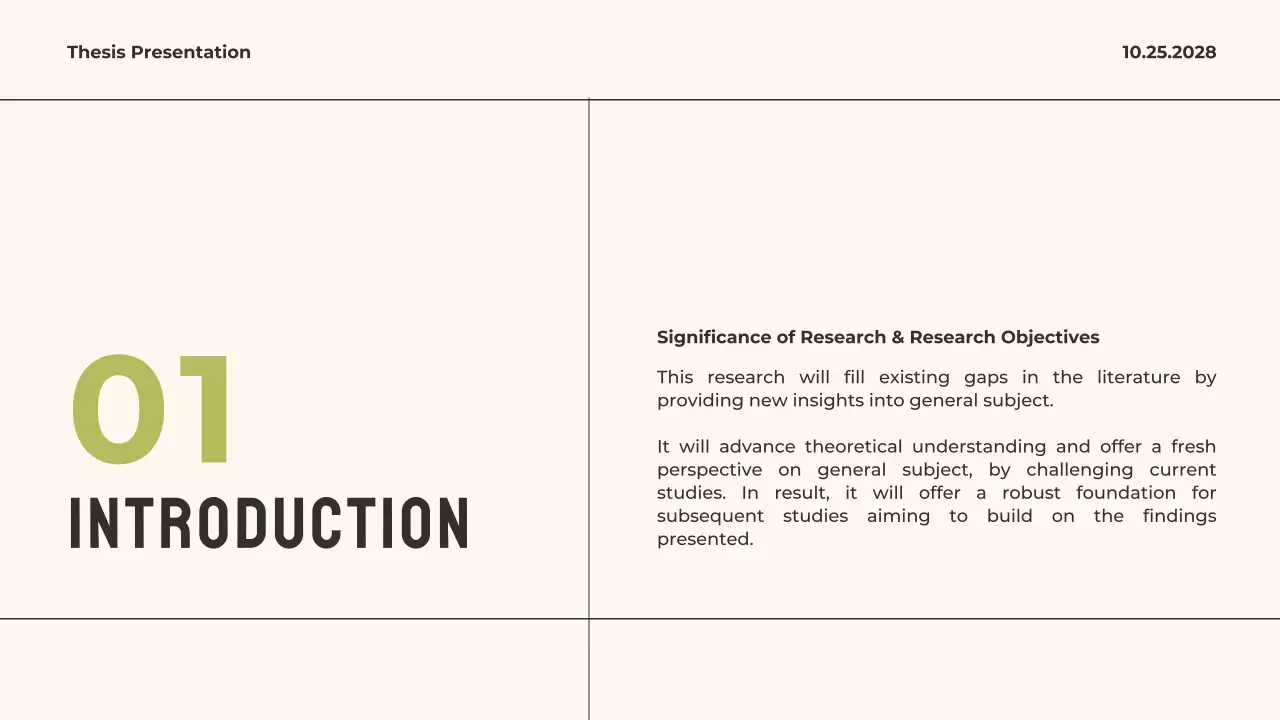 Green Modern Thesis Presentation