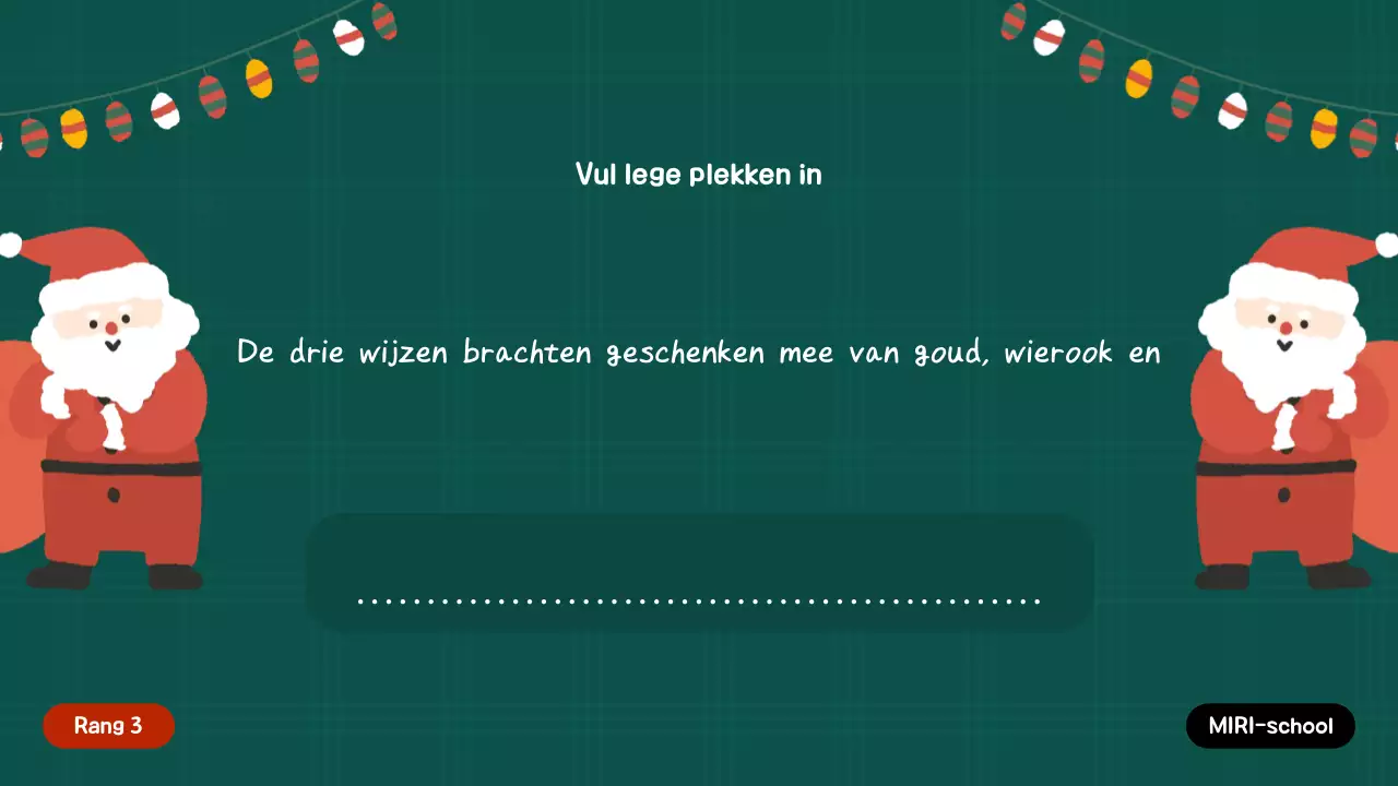 Groene feestelijke uitnodiging