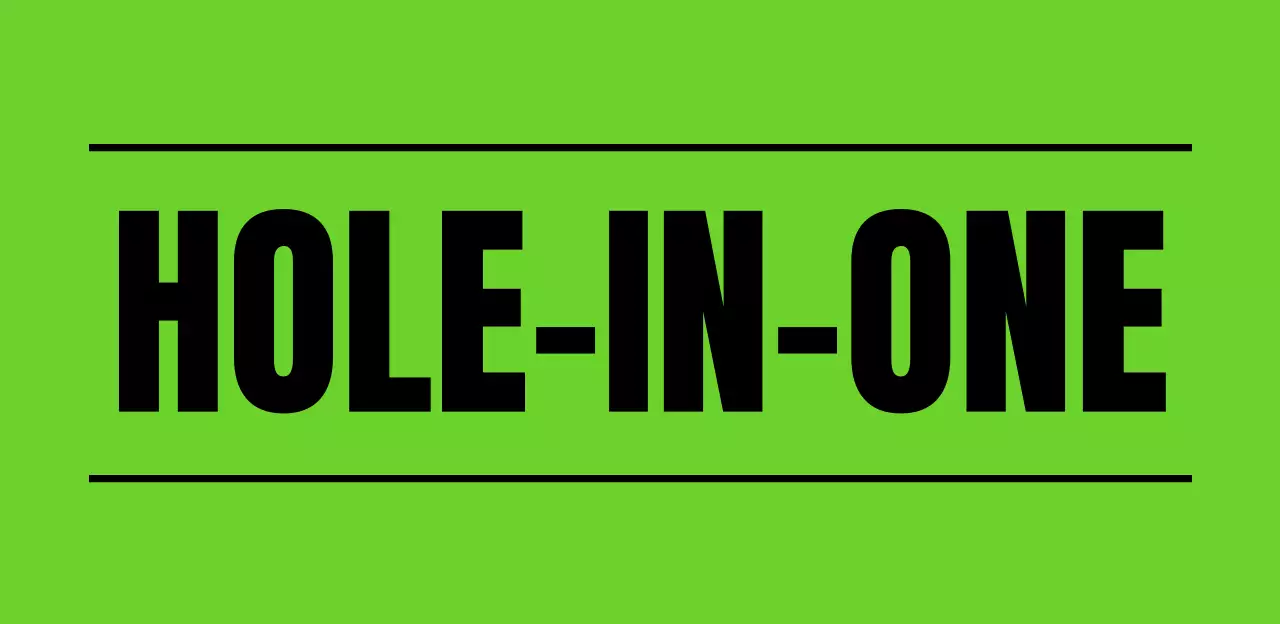 Groene moderne golfevenementen