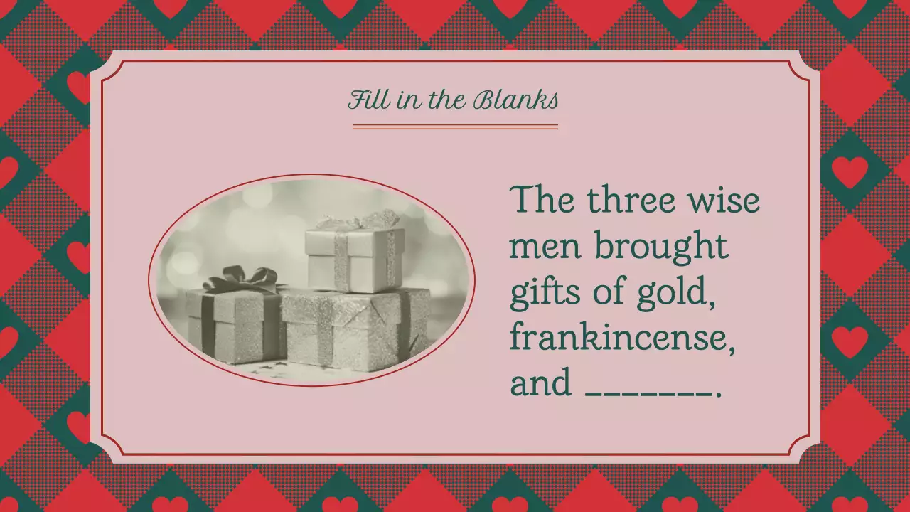 Red Traditional Christmas Event Presentation