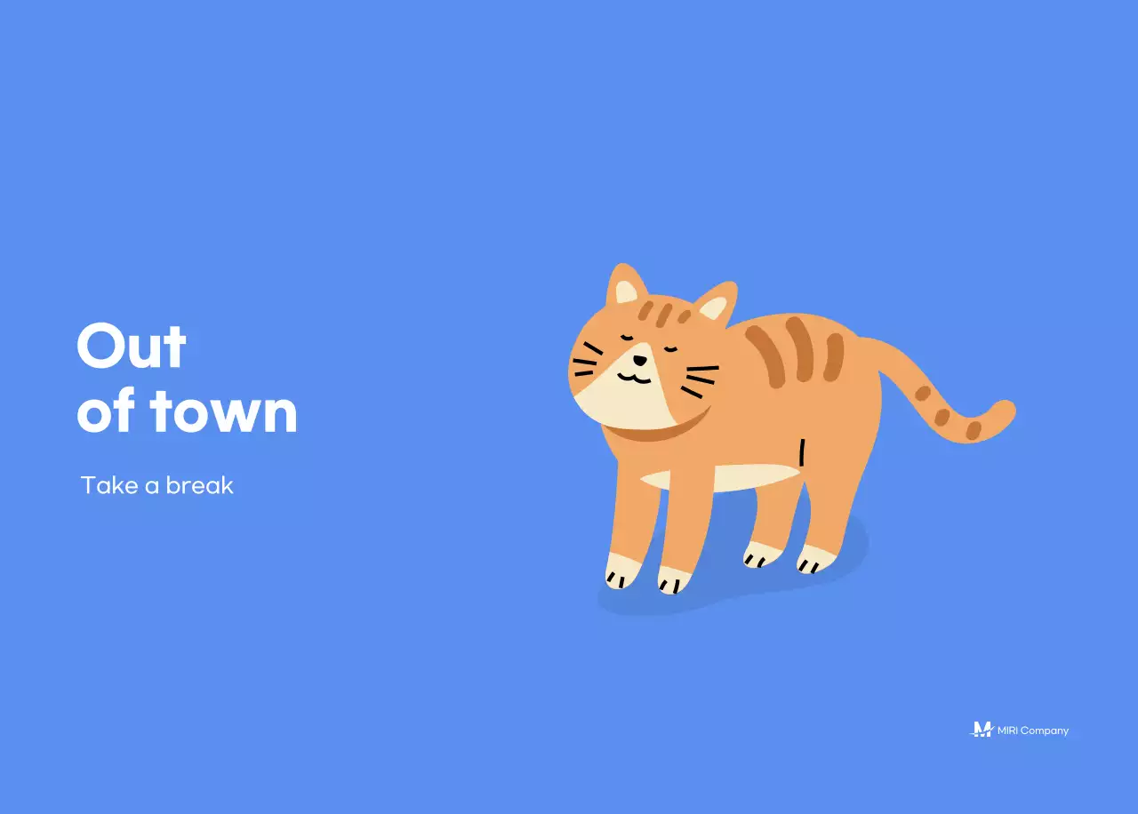 Kalender motivasi dengan ilustrasi energik dan kutipan positif dengan latar belakang biru muda