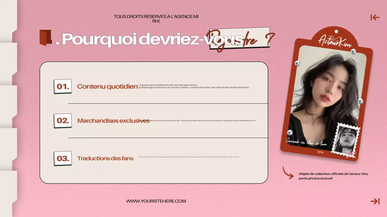 Pink Modern Drama Pitch