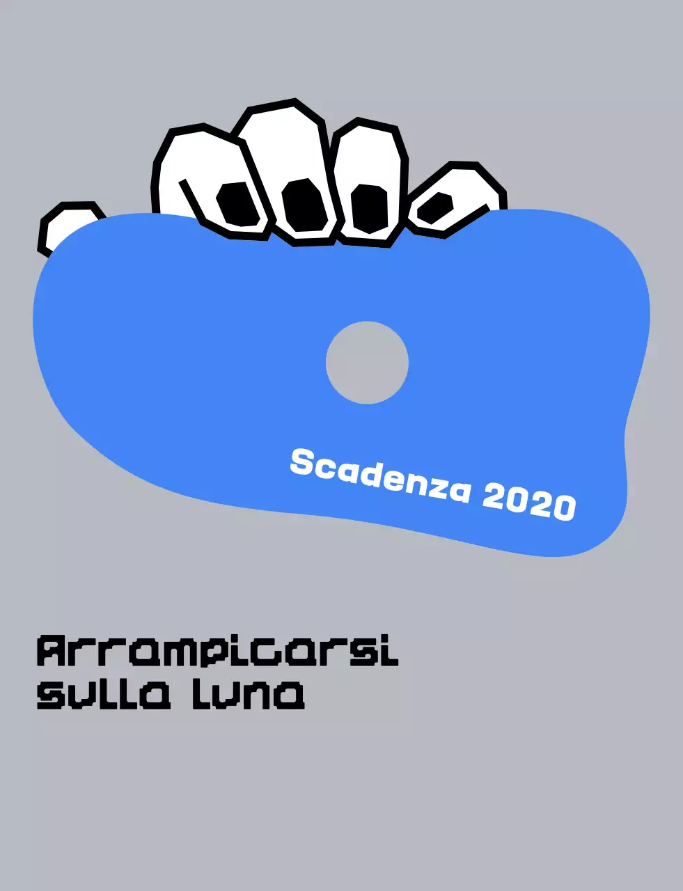 Abbigliamento da arrampicata moderno grigio