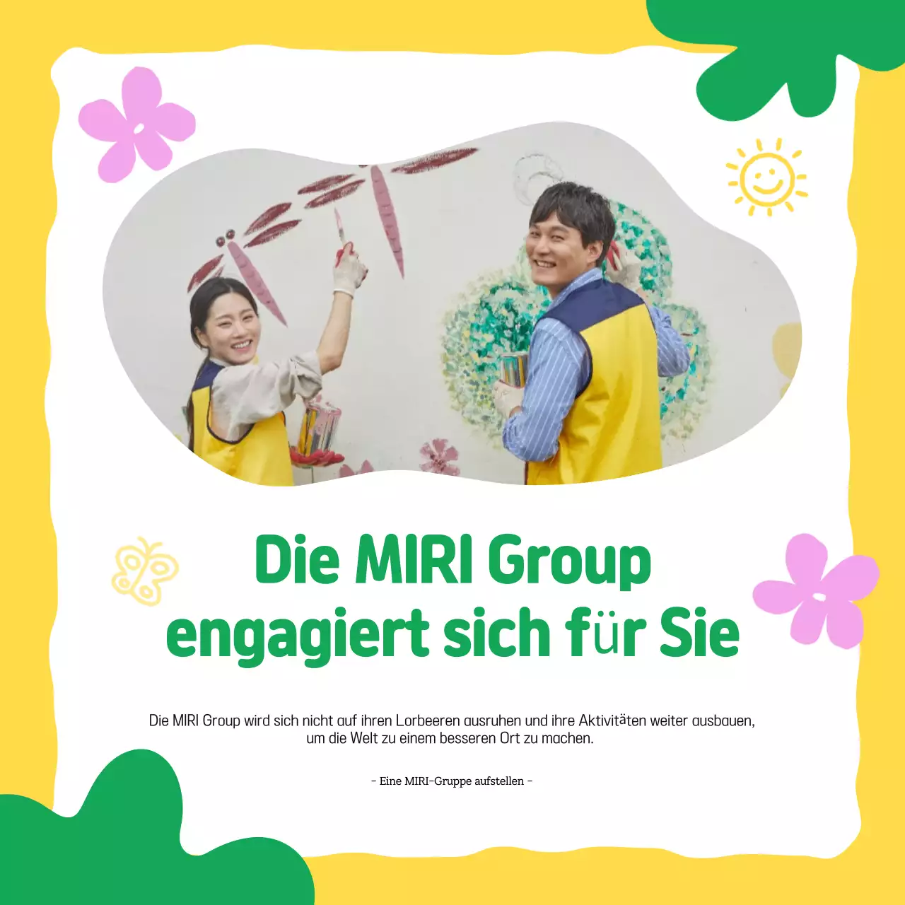 Kampagne "Gelb für die Umwelt